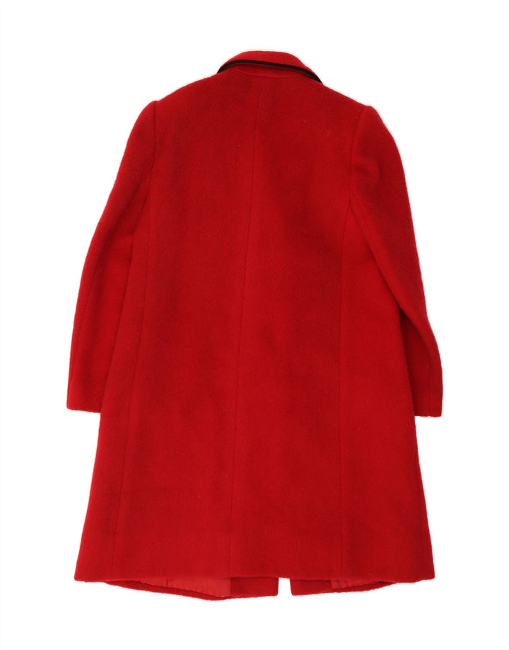 VINTAGE Womens Overcoat UK 14 Large Red Wool Vintage Vintage and Second-Hand Vintage from Messina Hembry 