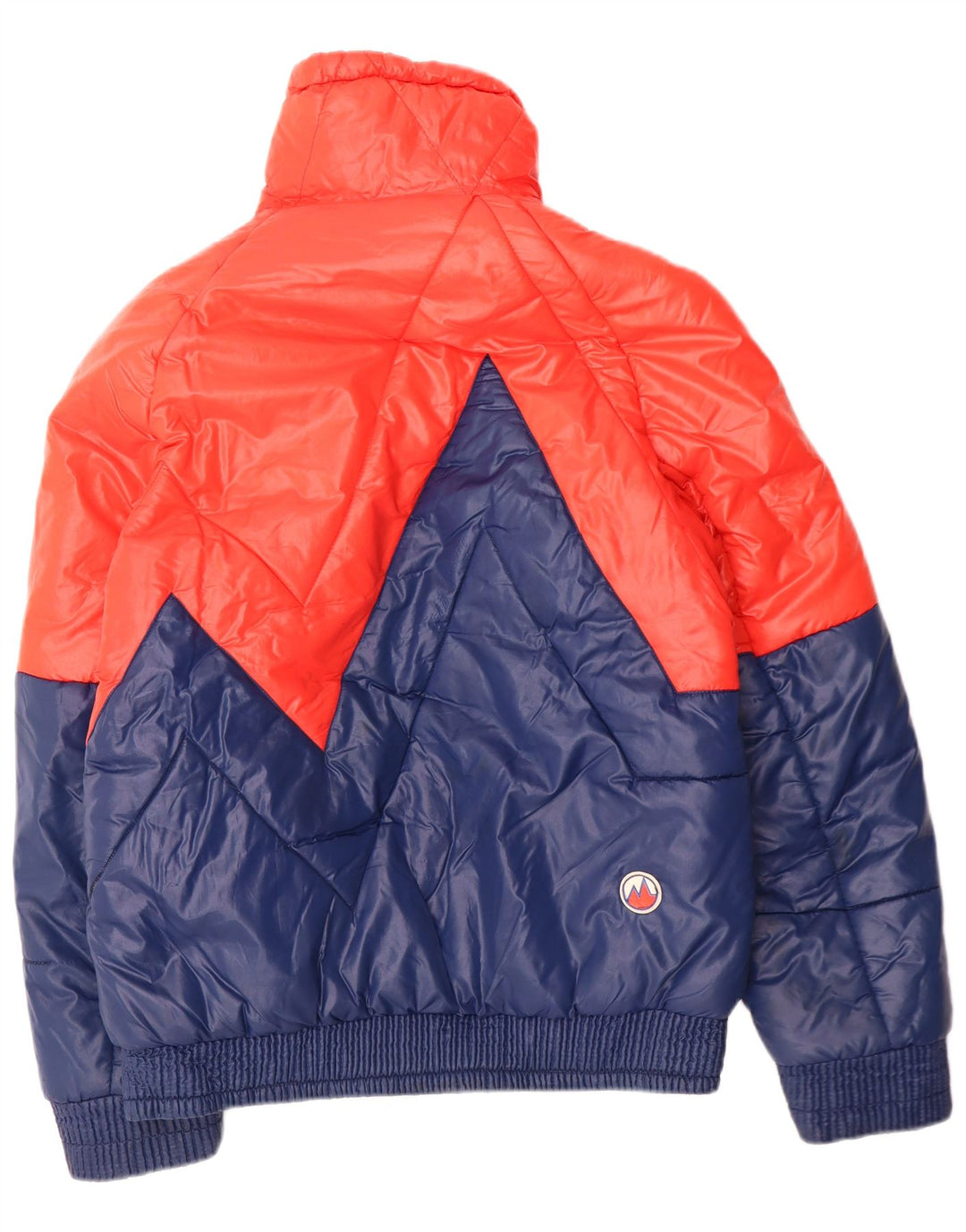 MARILENA Giubbotto Imbottito Uomo IT 50 Large Blu Navy Colourblock Poliammide