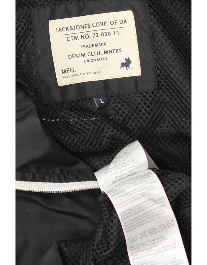 Giacca bomber da uomo Jack & Jones UK 40 grande poliestere nero