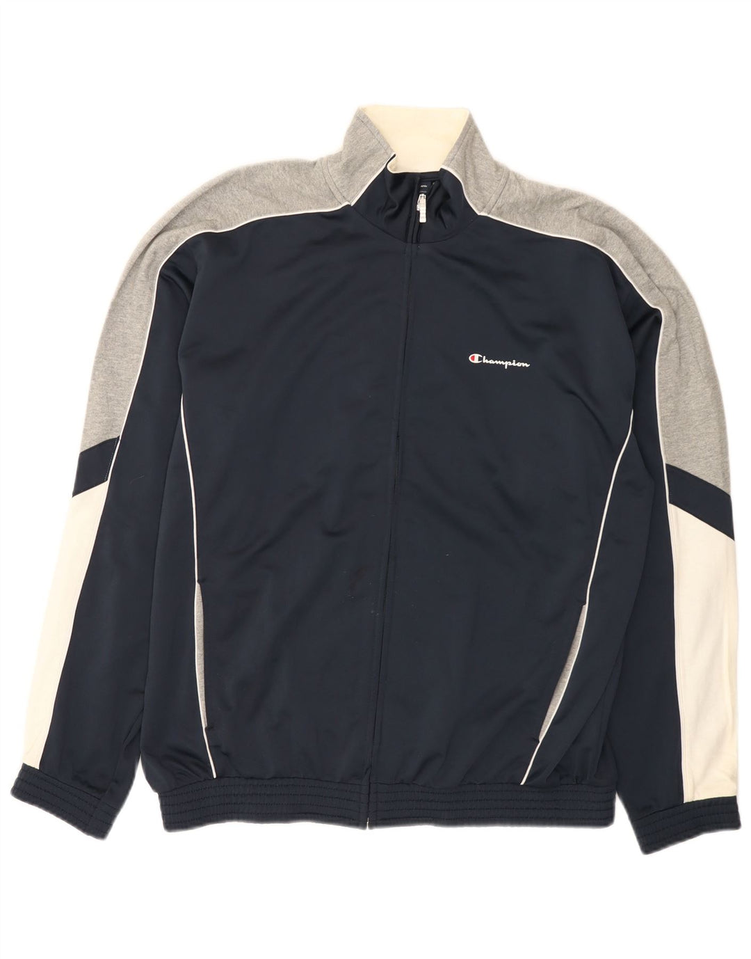 Giacca sportiva da uomo Champion XL XL in poliestere color block blu navy