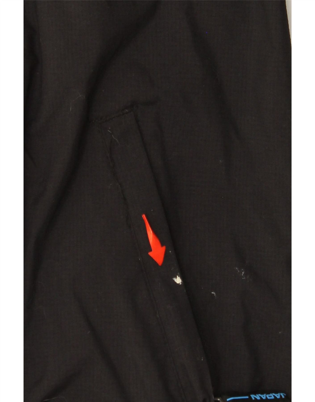 Giacca a vento con cappuccio da donna SUPERDRY UK 16 grande nylon nero