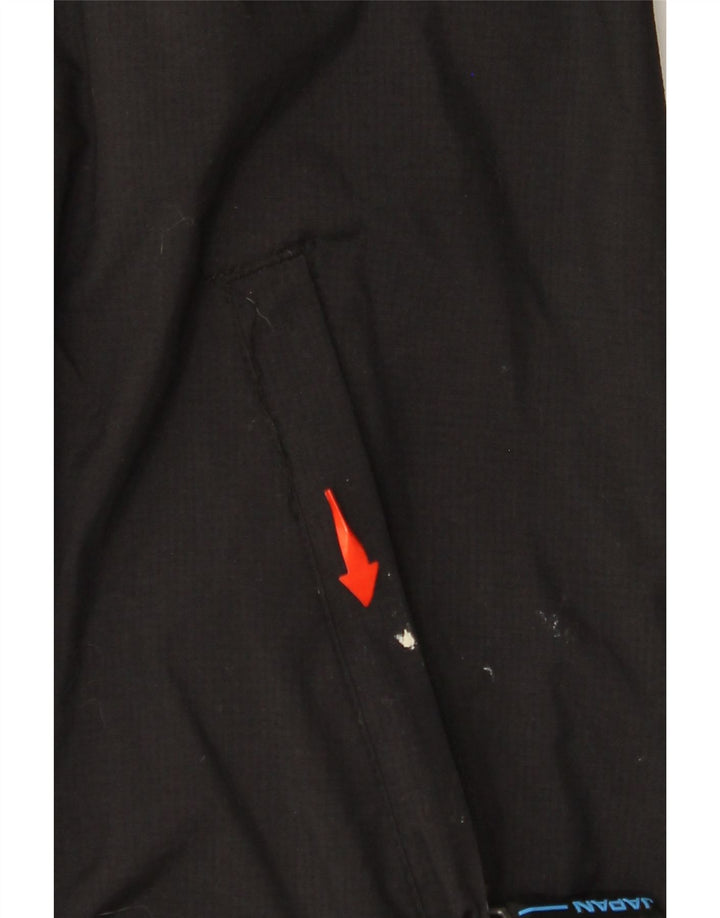 Giacca a vento con cappuccio da donna SUPERDRY UK 16 grande nylon nero