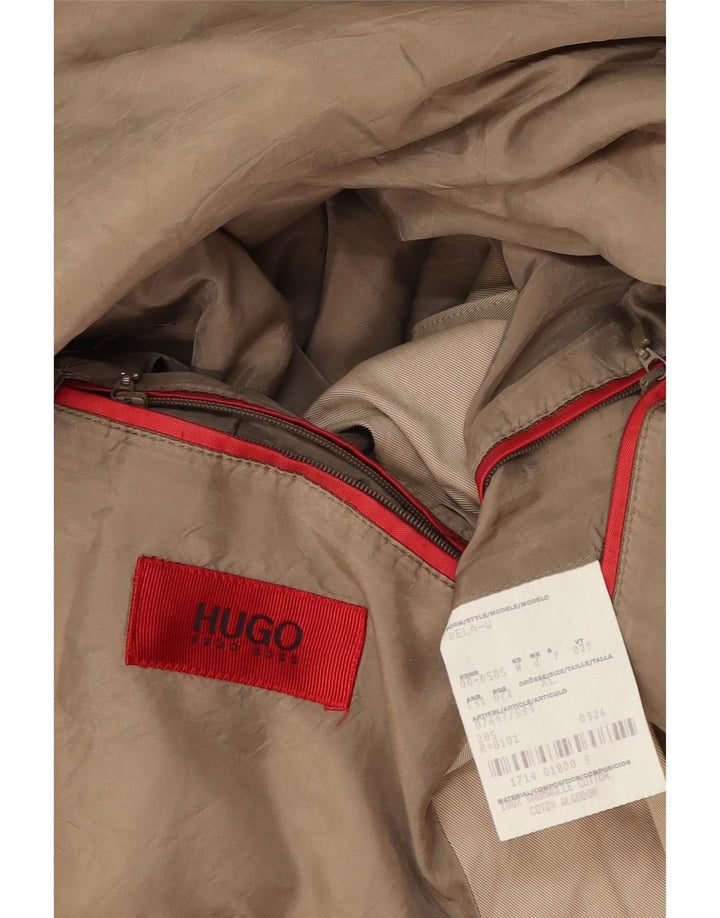 Cappotto da uomo Hugo Boss UK 42 XL Cotone beige