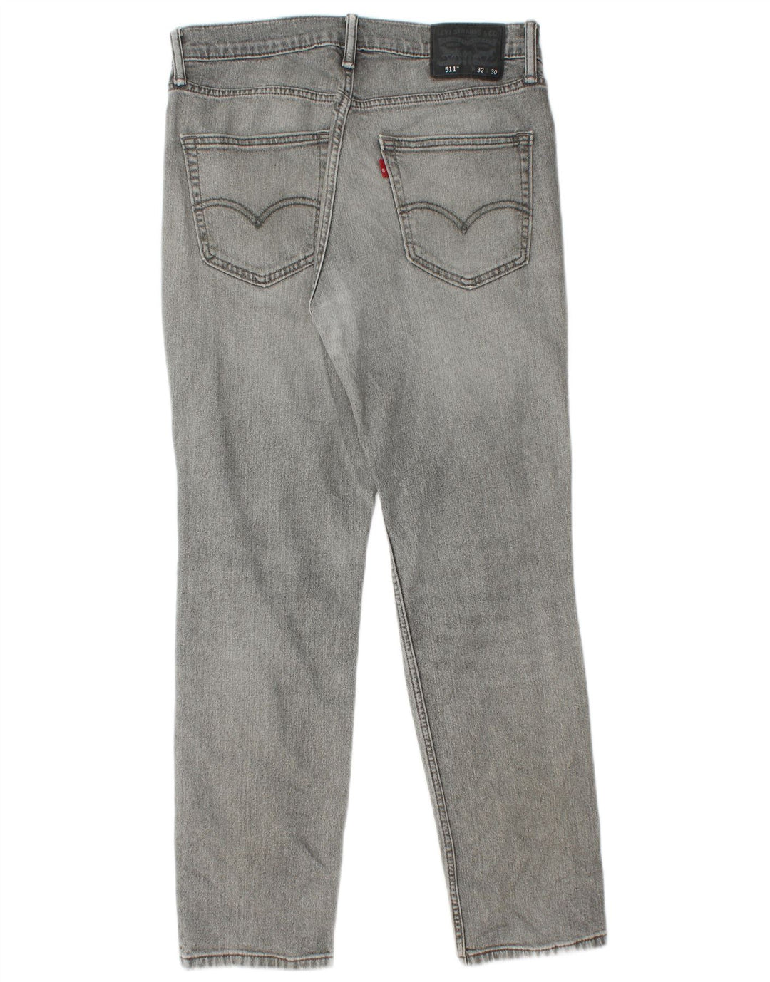 Jeans Levi's Uomo 511 Slim Distressed 32 L30 Cotone Grigio