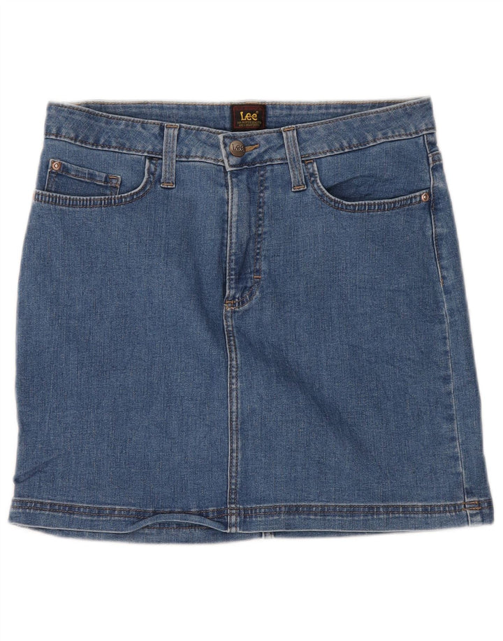 Gonna in denim da donna LEE US 10 Large W32 in cotone blu