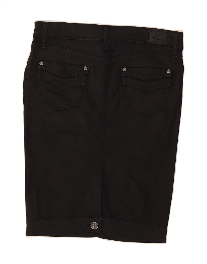 REPLAY Womens Denim Skirt W28 Medium Black Cotton Vintage Replay and Second-Hand Replay from Messina Hembry 