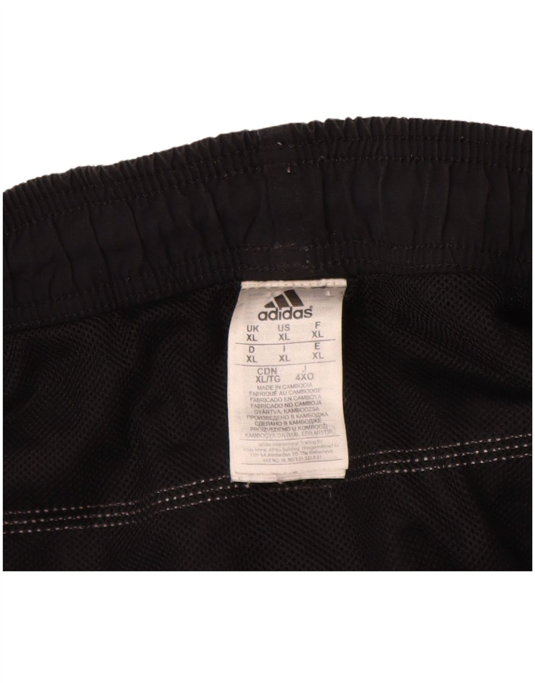Pantaloncini da bagno da uomo Adidas XL in nylon nero