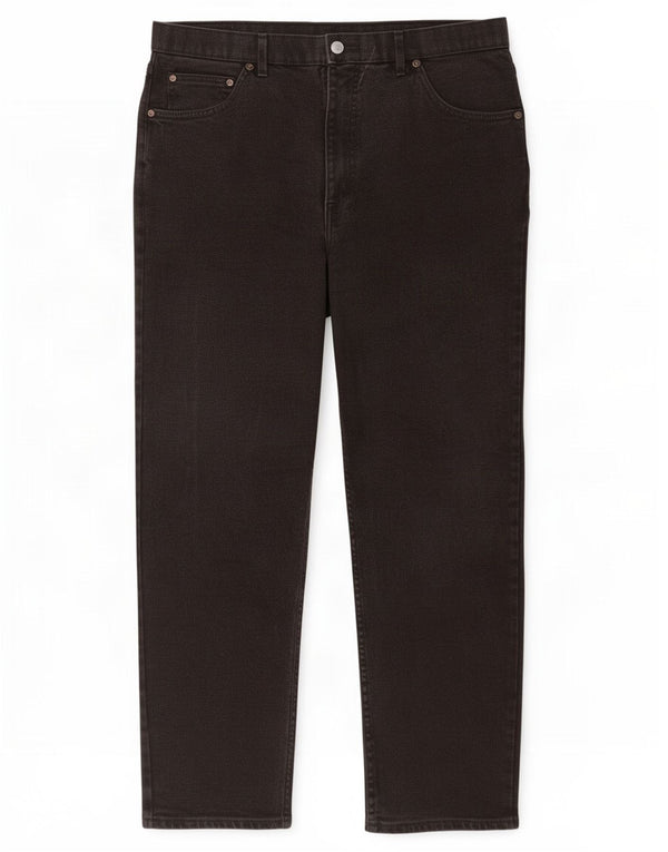 Jeans dritti da uomo Marks & Spencer W36 L29 cotone nero