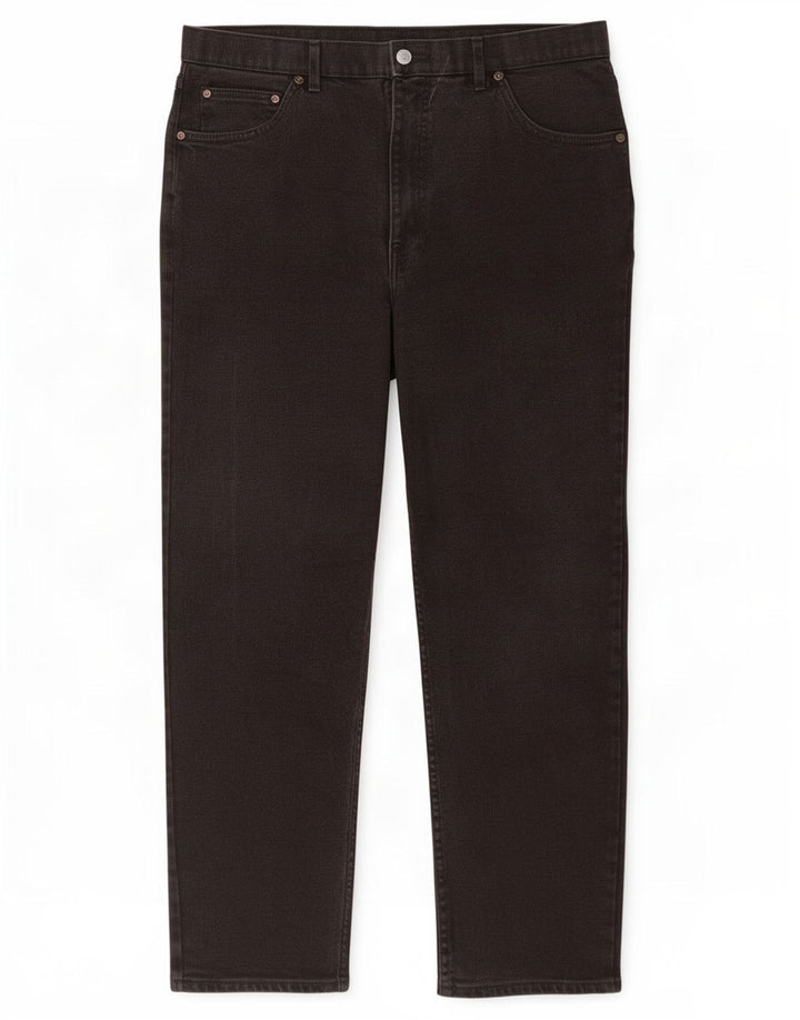 Jeans dritti da uomo Marks & Spencer W36 L29 cotone nero