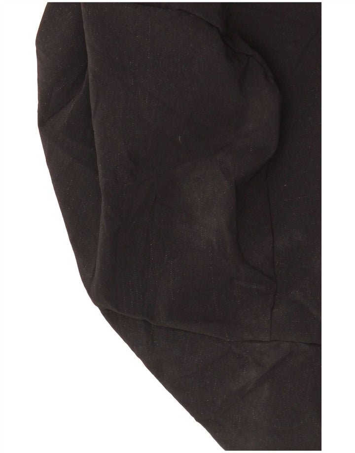 Maglione con cappuccio e zip da uomo ADIDAS poliestere nero medio