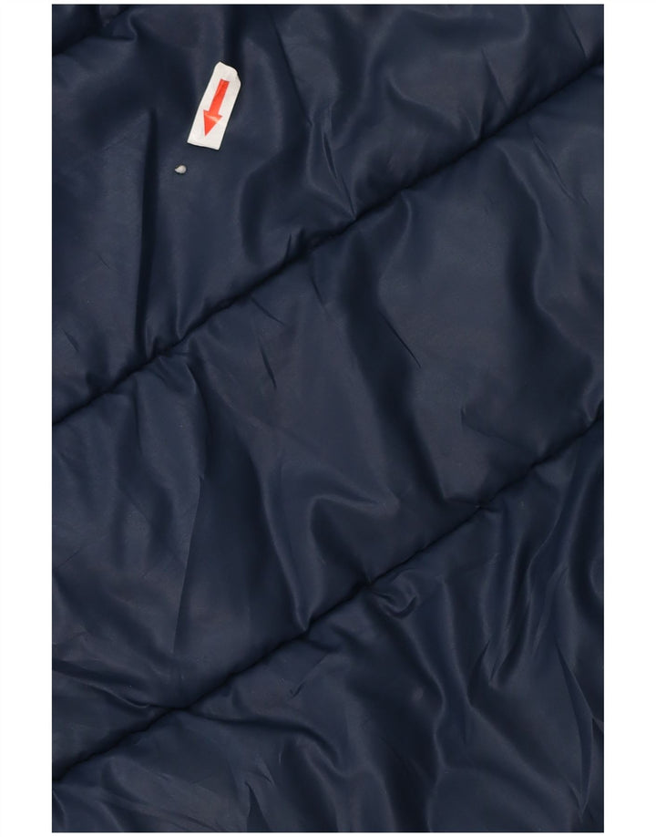 Giacca imbottita con cappuccio da donna Benetton UK 8 Small Blu Navy