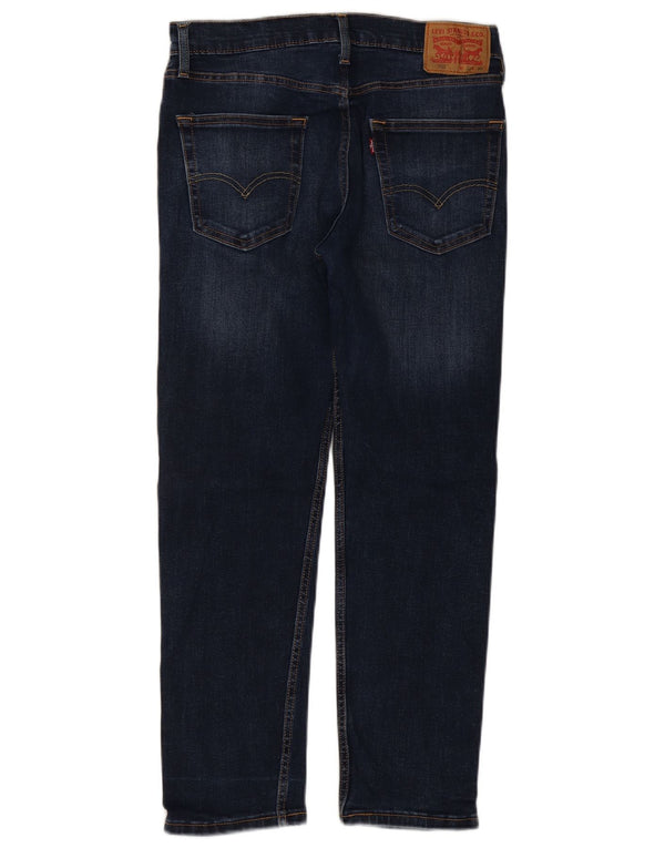 LEVI'S Jeans da uomo 502 affusolati W32 L28 cotone blu