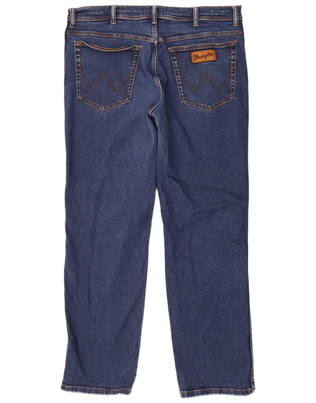 Jeans dritti da uomo Wrangler Texas W40 L32 cotone blu