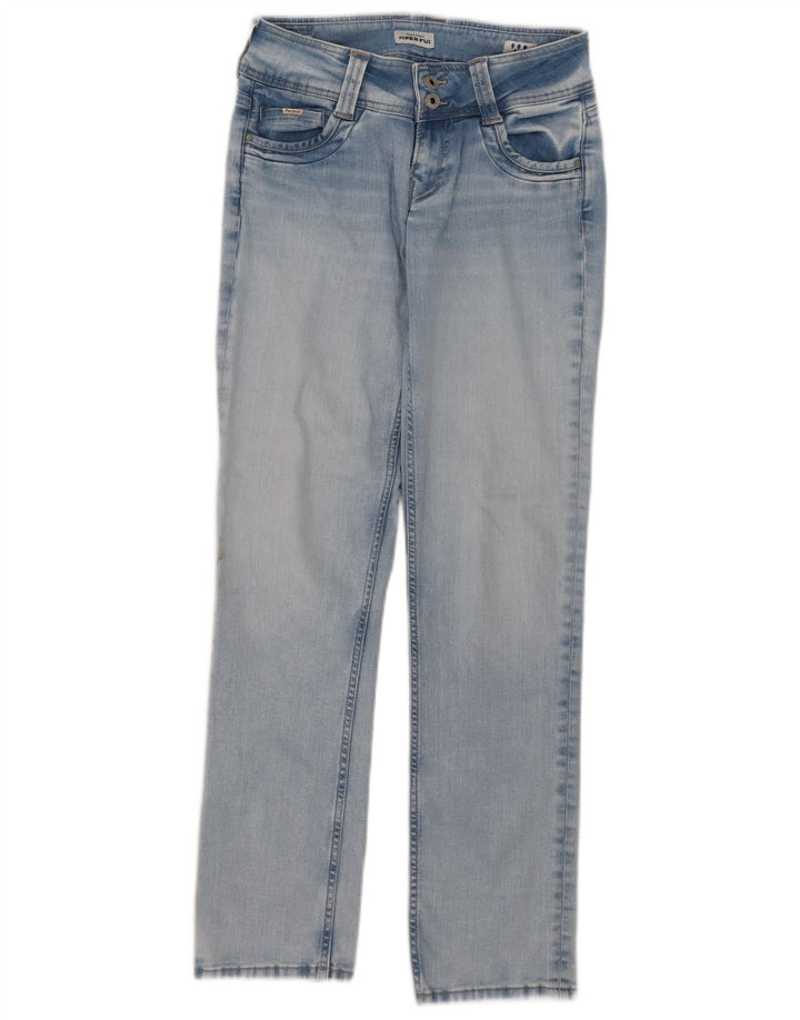 PEPE Jeans Donna Dritto W29 L32 Blu Cotone