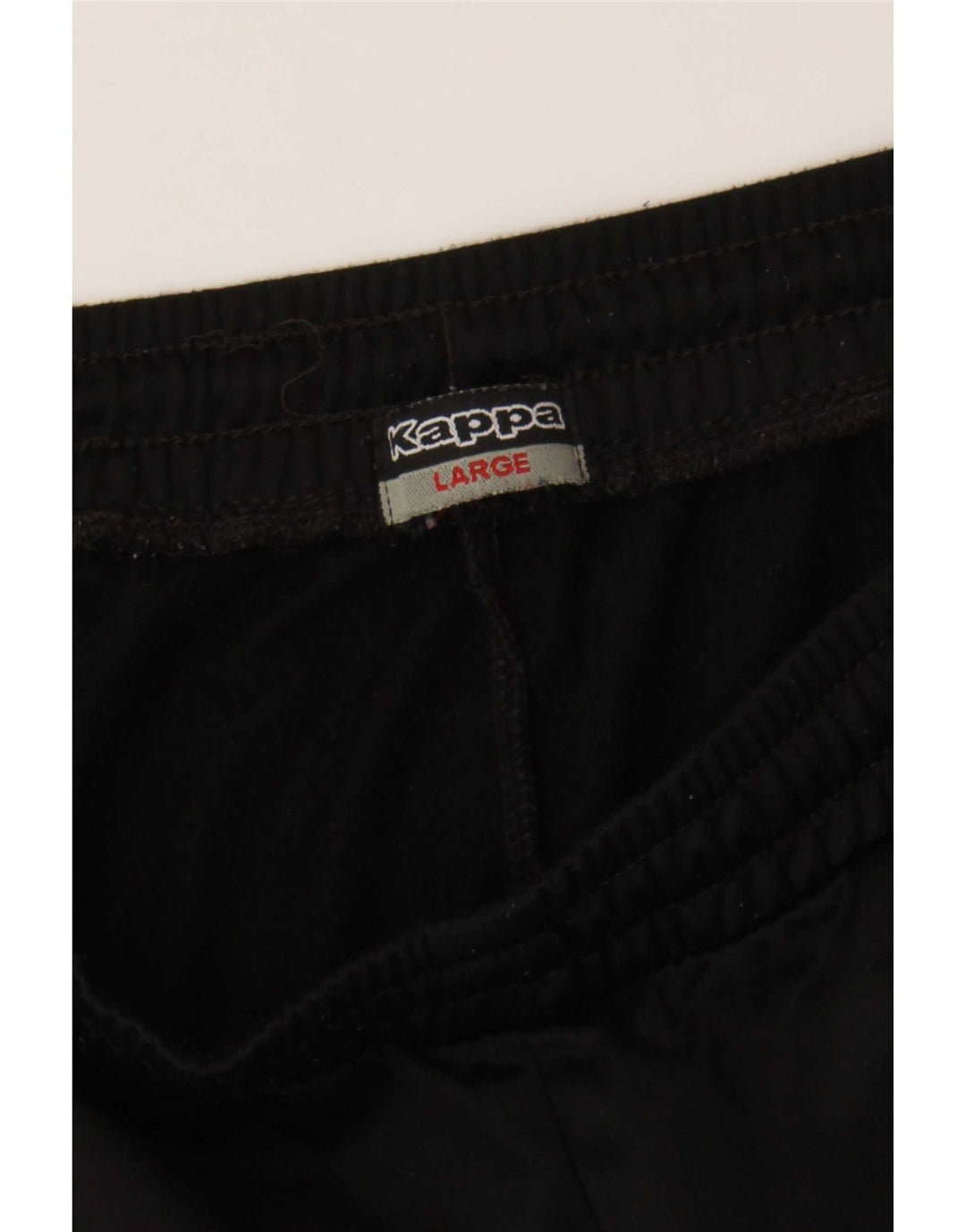 Pantaloni da tuta con grafica Kappa da uomo Joggers grandi neri