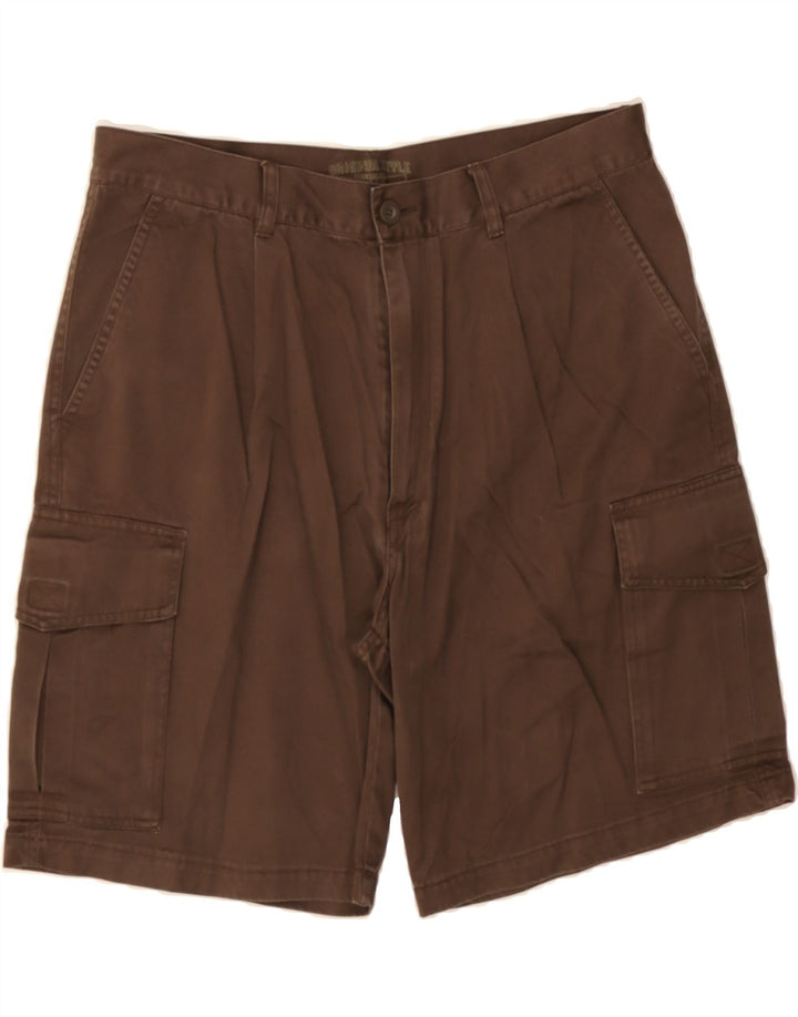 RIFLE Mens Pegged Cargo Shorts W36 Large Brown Cotton Vintage Rifle and Second-Hand Rifle from Messina Hembry 
