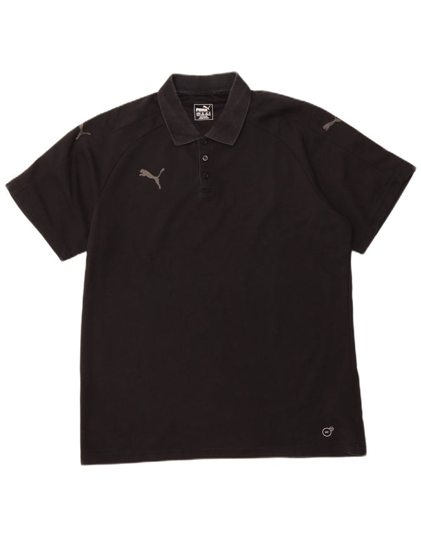 Polo PUMA da uomo 2XL in cotone nero