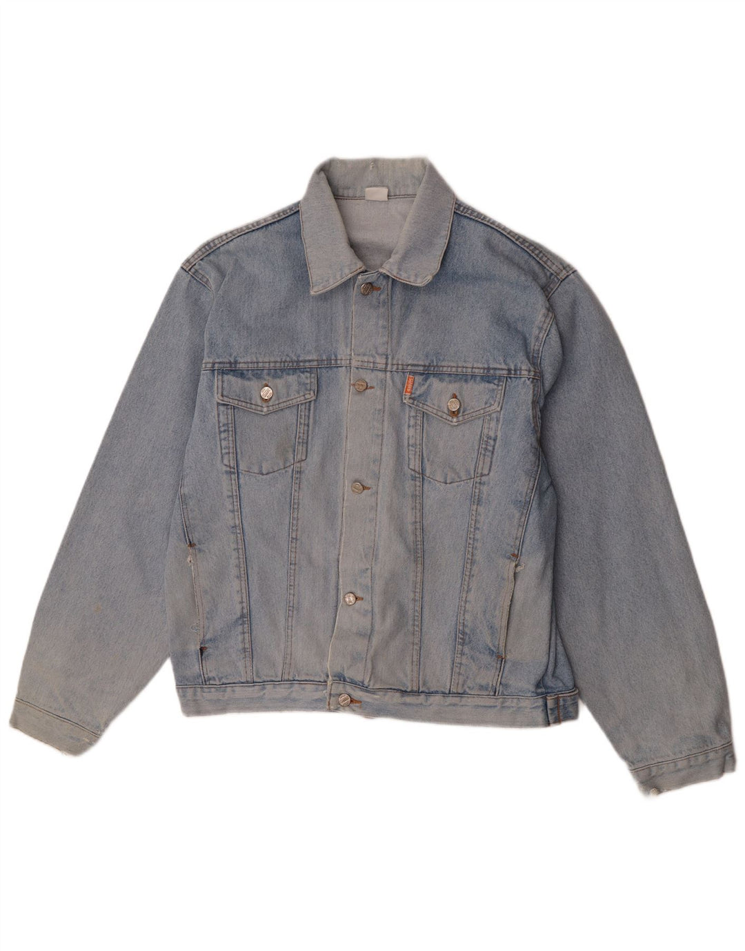 Giacca di jeans vintage da uomo UK 40 grande blu