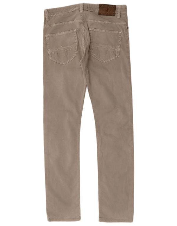 Pantaloni casual slim fit da uomo Marlboro Classics W32 L31 Cachi