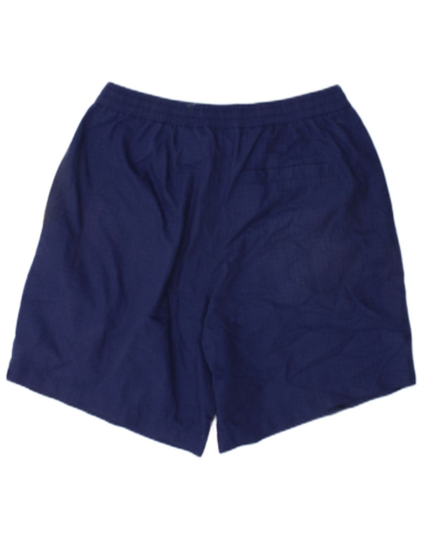 Nike Mens Chino Shorts Large W36 Navy Blue Colourblock Cotton