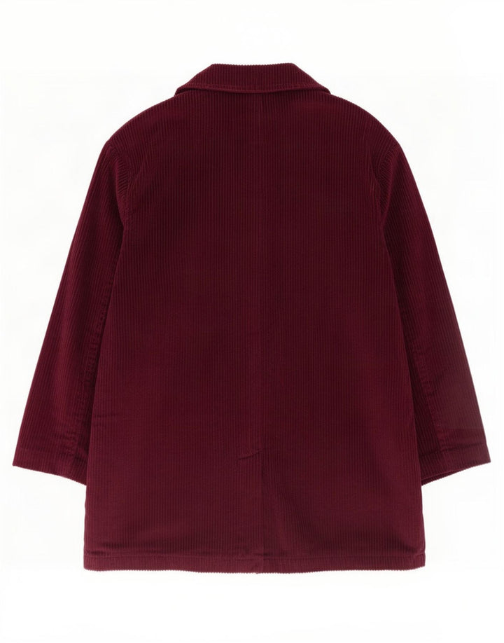 Giacca blazer oversize a 3 bottoni da donna Eddie Bauer UK 14 Borgogna media
