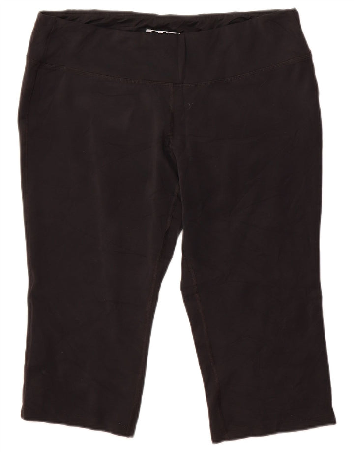 Leggings Capri da donna New Balance UK 18 XL poliestere nero