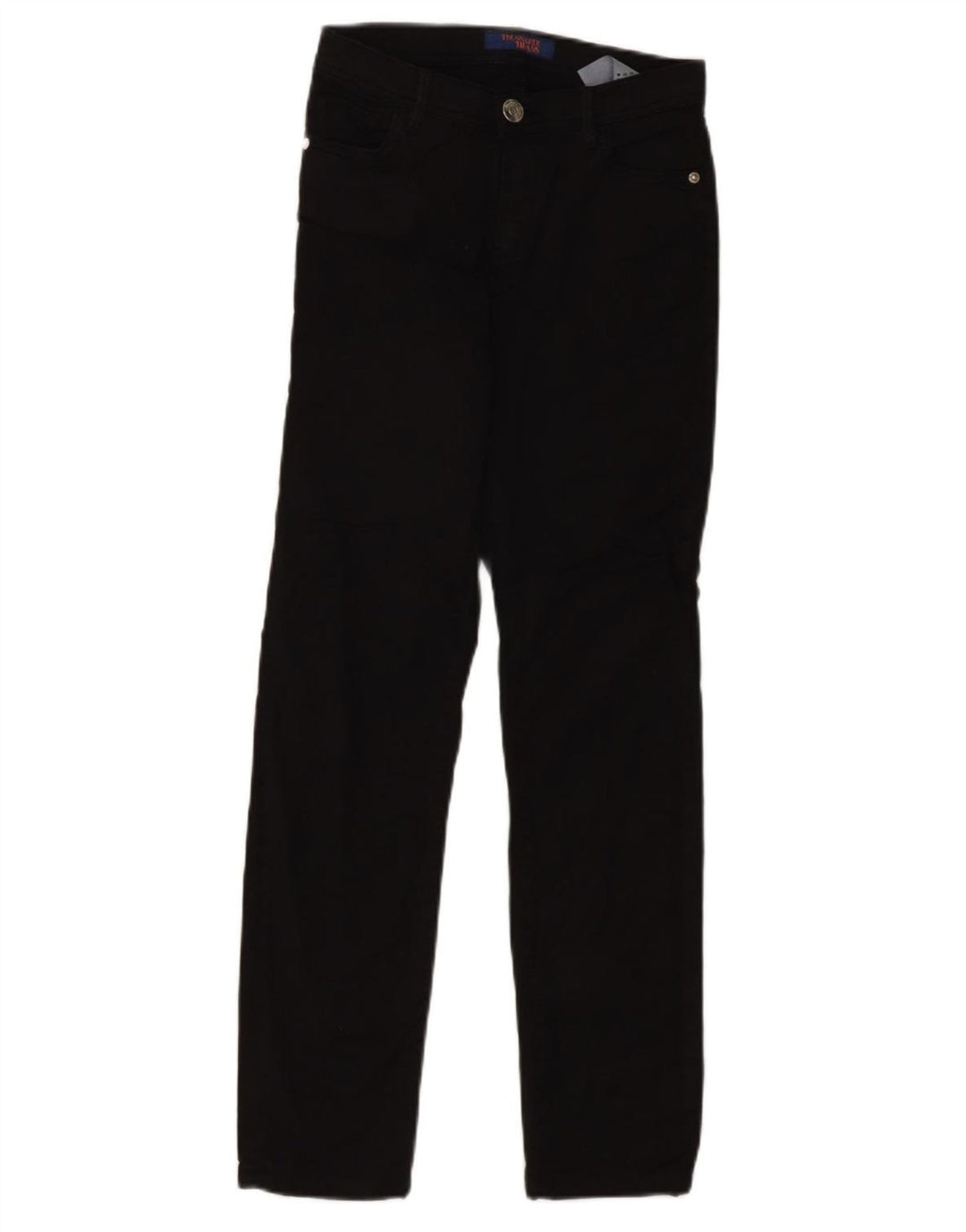 TRUSSARDI Womens Straight Jeans W26 L27 Black Cotton