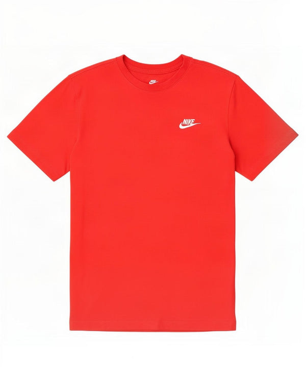 T-shirt da uomo Nike Top Small rossa in cotone