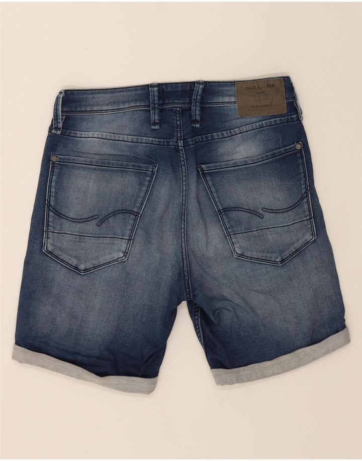 JACK & JONES Mens Regular Fit Denim Shorts Small W29 Blue Cotton Vintage Jack & Jones and Second-Hand Jack & Jones from Messina Hembry 