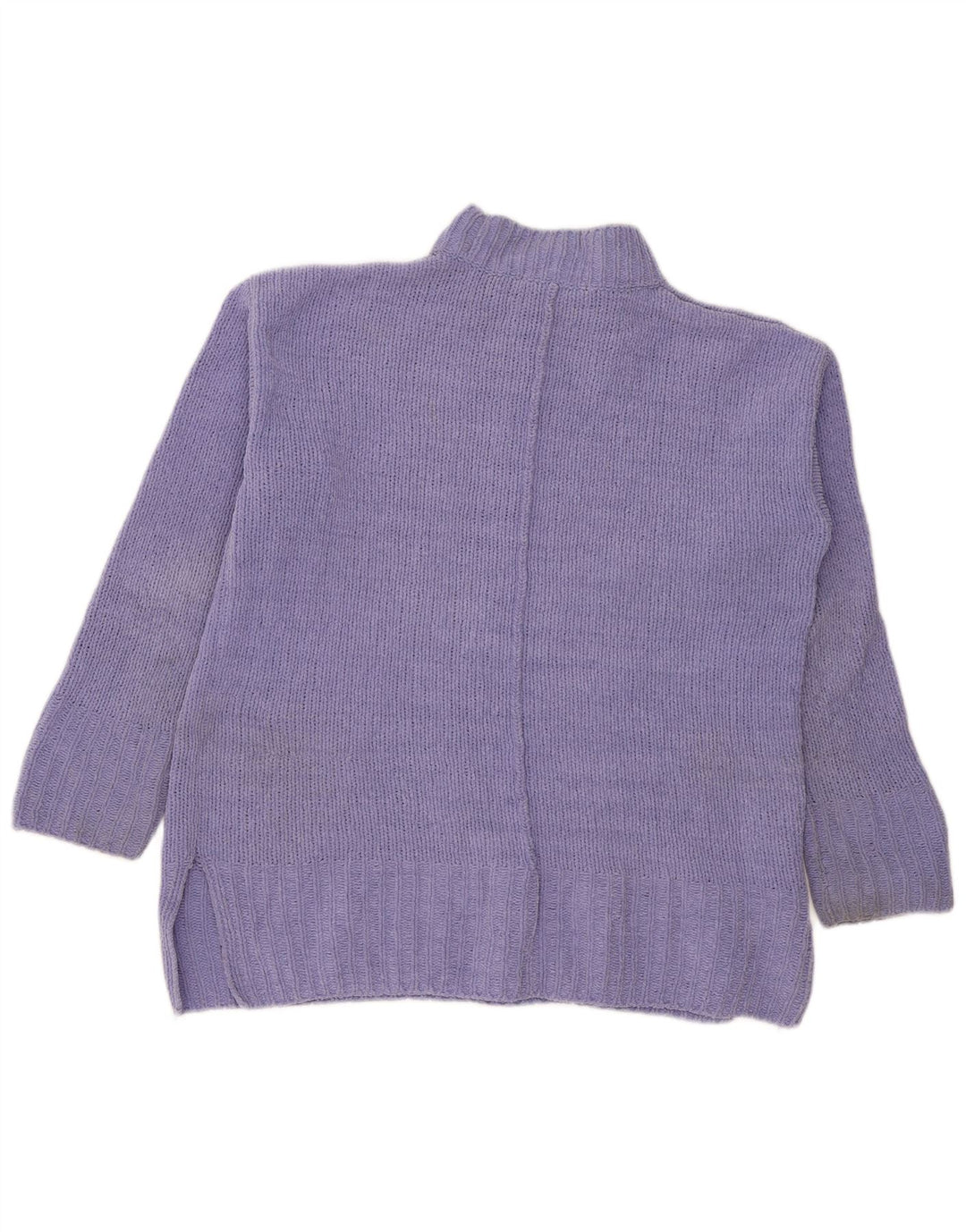 Maglione maglione a collo alto da donna Marks & Spencer UK 14 Viola medio