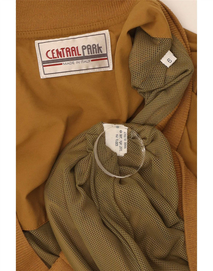 Giubbotto bomber da uomo Central Park UK 44 2XL Marrone Poliammide Sportivo