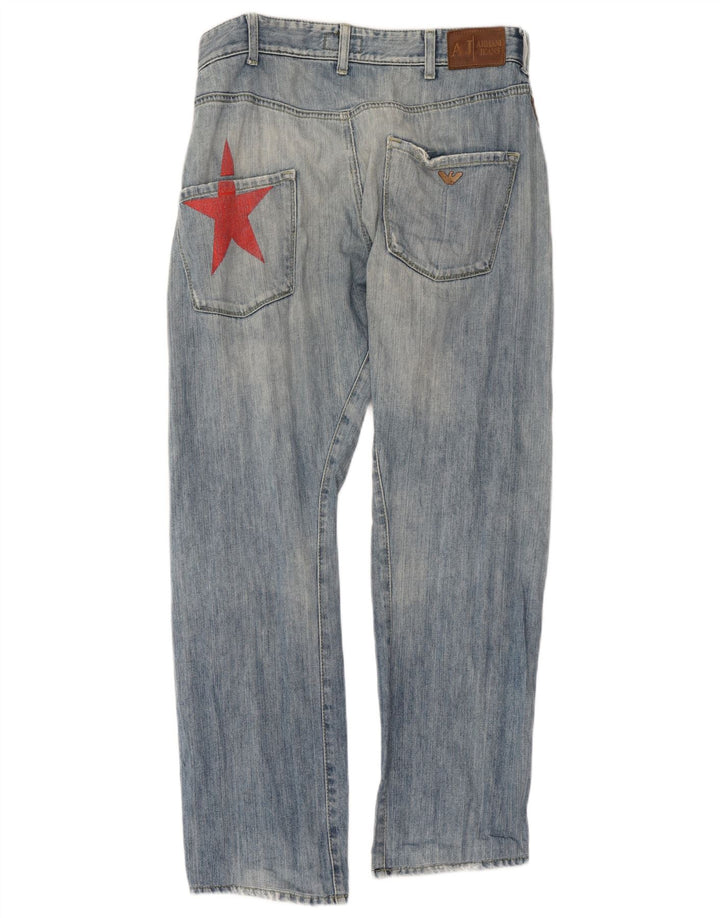 Jeans dritti da uomo Armani W32 L31 Blu