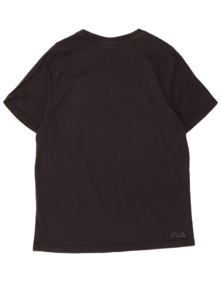 Maglietta grafica da donna Fila Top UK 16 grande nera