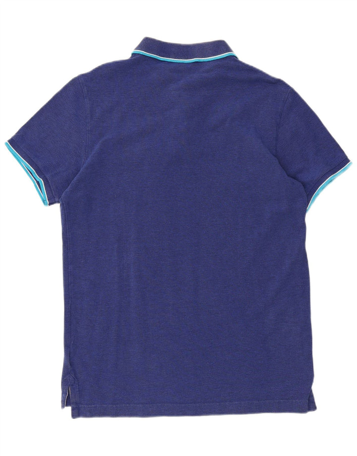 Polo da uomo Superdry Large in cotone blu