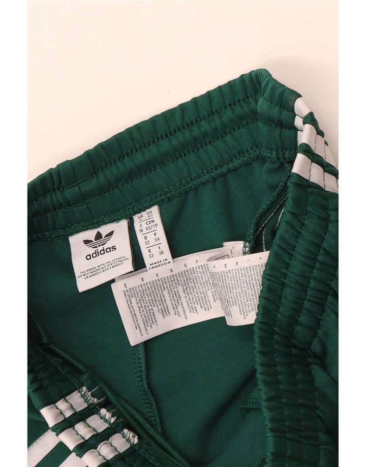 Pantaloncini sportivi Adidas da donna UK 6 XS verde poliestere