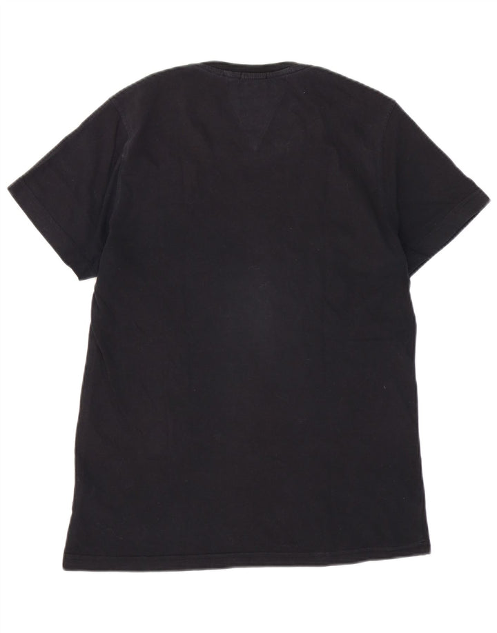 T-shirt da uomo Tommy Hilfiger Top in cotone nero medio
