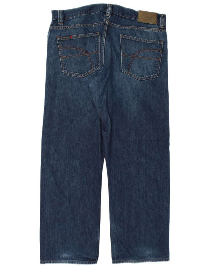 Jeans dritti da uomo Pierre Cardin W38 L30 cotone blu