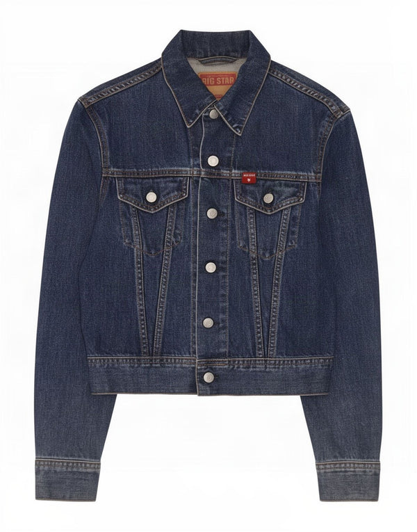Giacca in denim da donna Big Star UK 12 Cotone blu medio