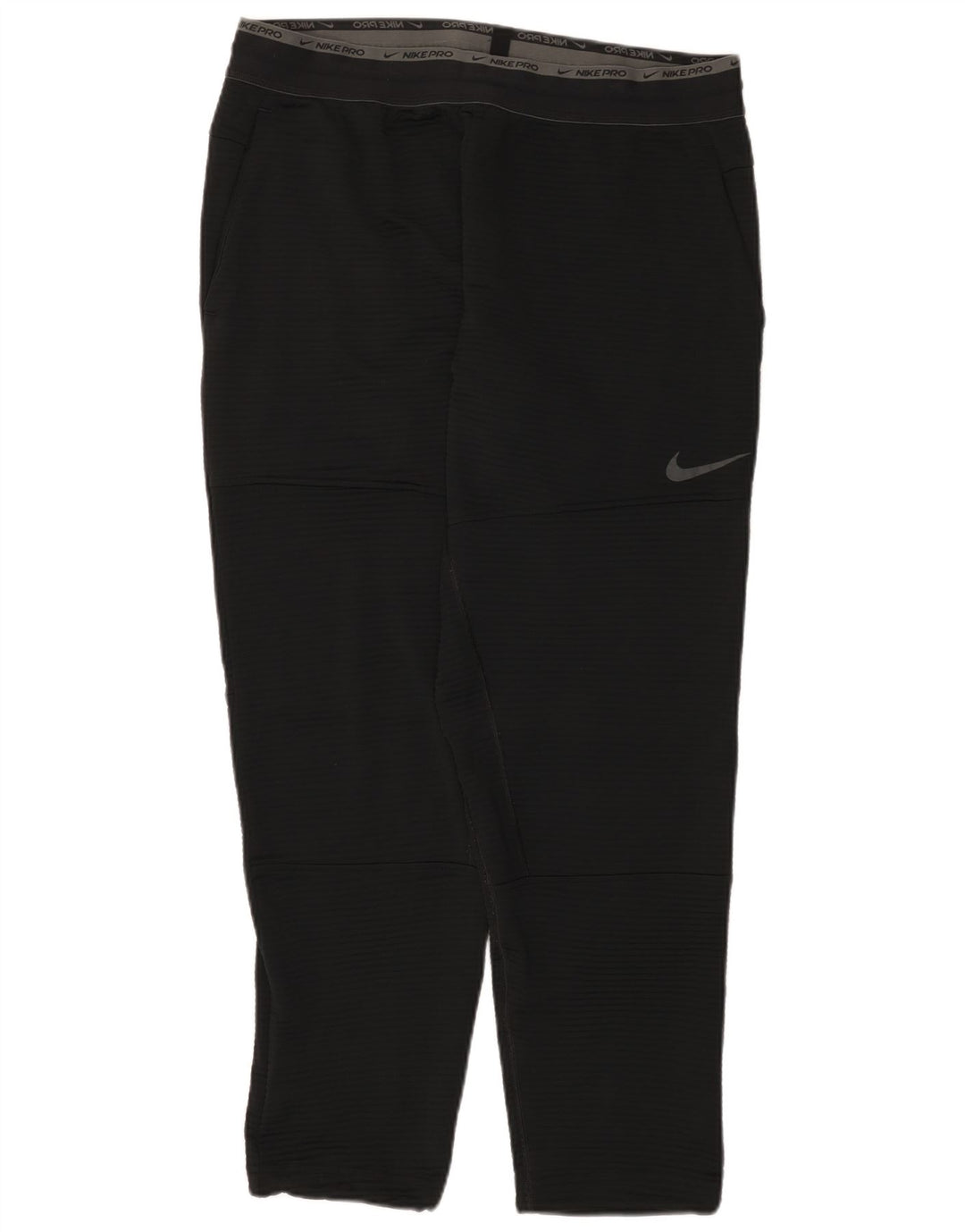 Pantaloni da tuta grafica Nike Dri Fit da uomo XL poliestere gessato nero