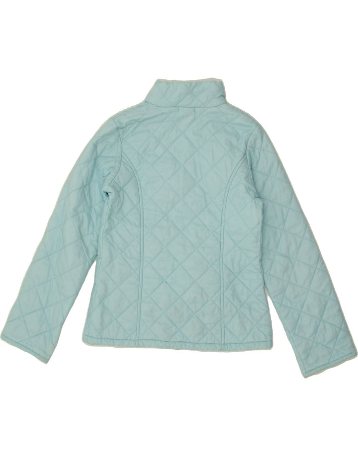 BENETTON Girls Quilted Jacket 8-9 Years Blue Vintage Benetton and Second-Hand Benetton from Messina Hembry 
