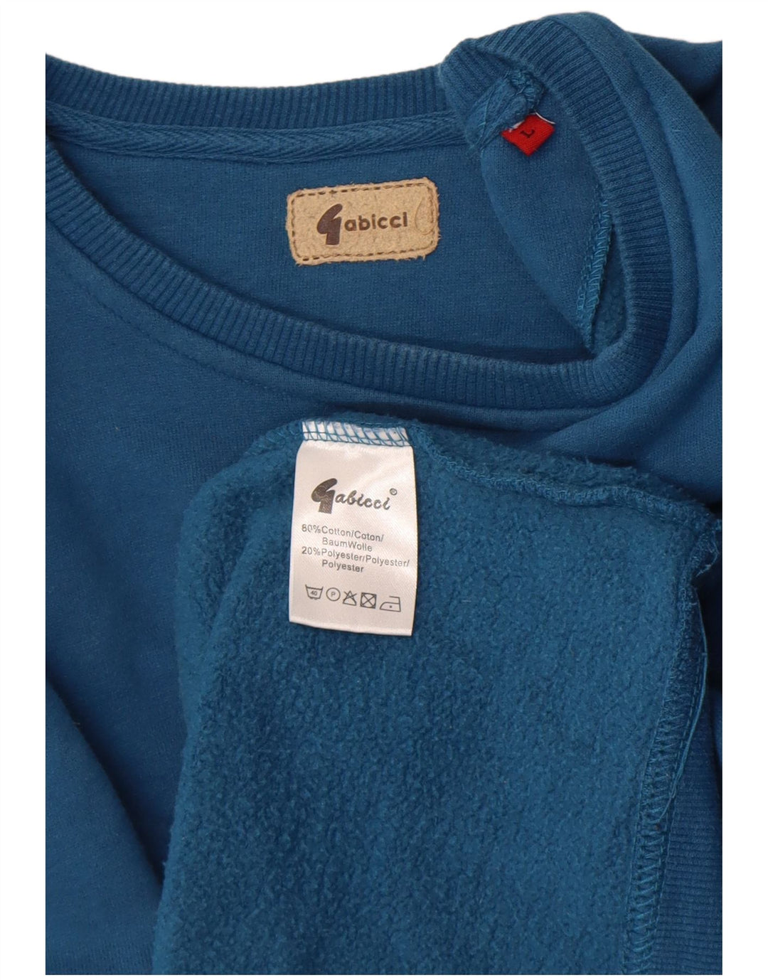 Gabicci Felpa Uomo Maglione Large Blu Cotone