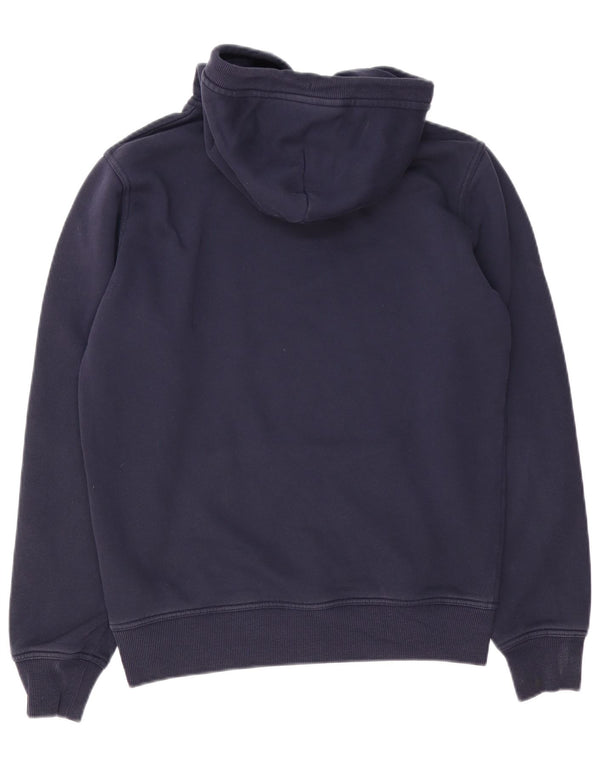 Gant Felpa con cappuccio grafica da uomo, piccola, in cotone blu navy