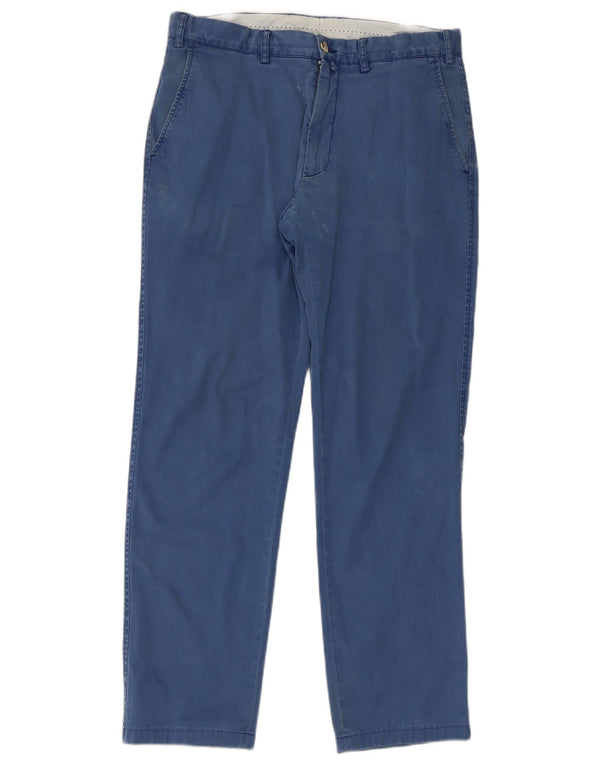 Pantaloni chino dritti da uomo Gant IT 48 medio W33 L31 cotone blu