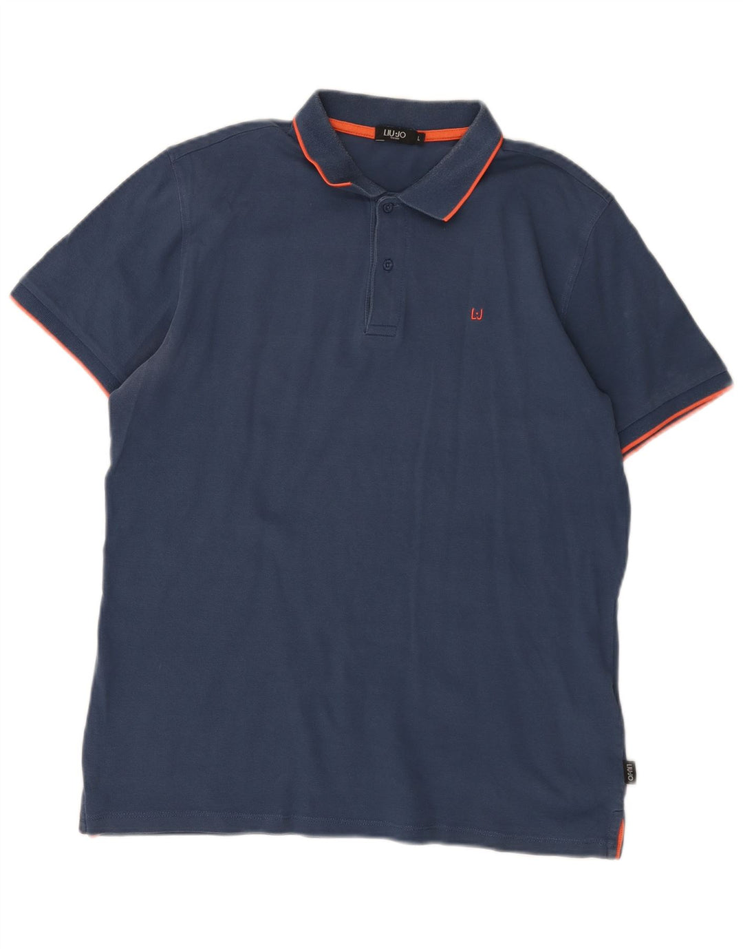 Polo Uomo Liu Jo Large Blu Navy In Cotone