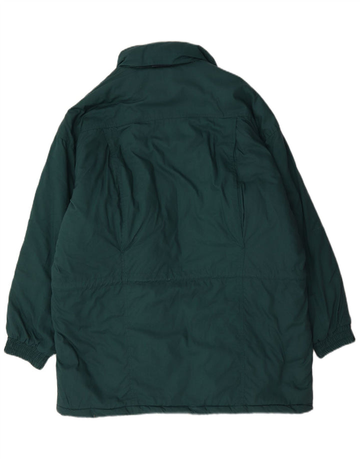 Giacca imbottita ampia da uomo Hurricane UK 38 Cotone verde medio