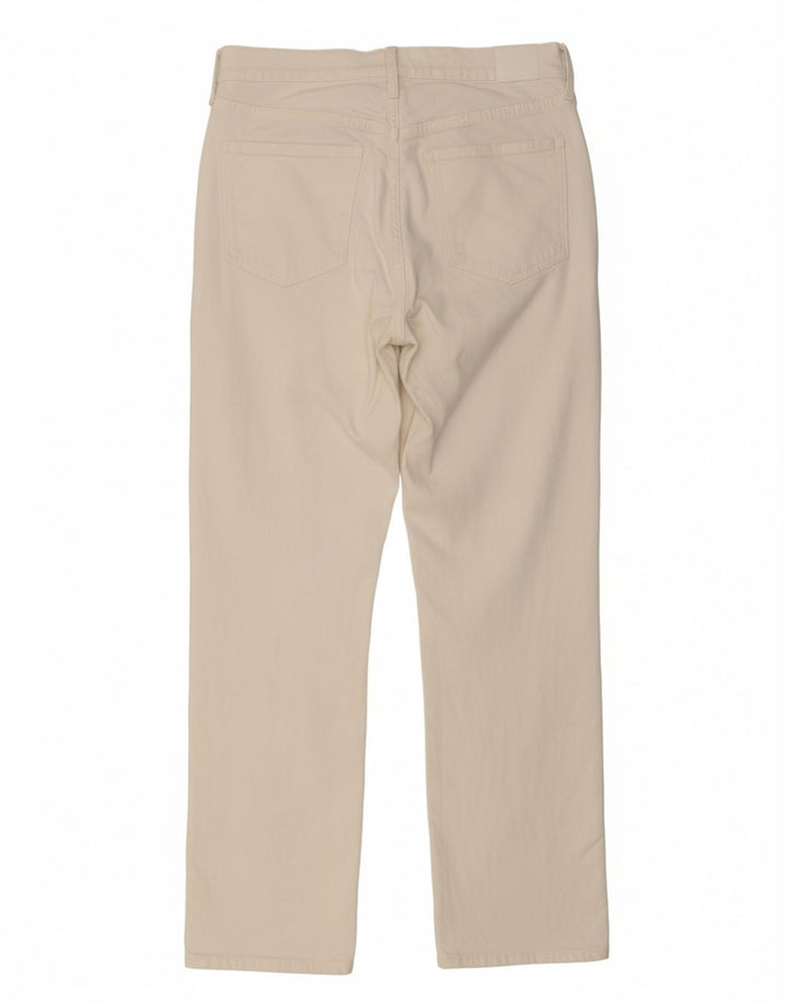 J. CREW Womens Straight Jeans W28 L28 White Cotton