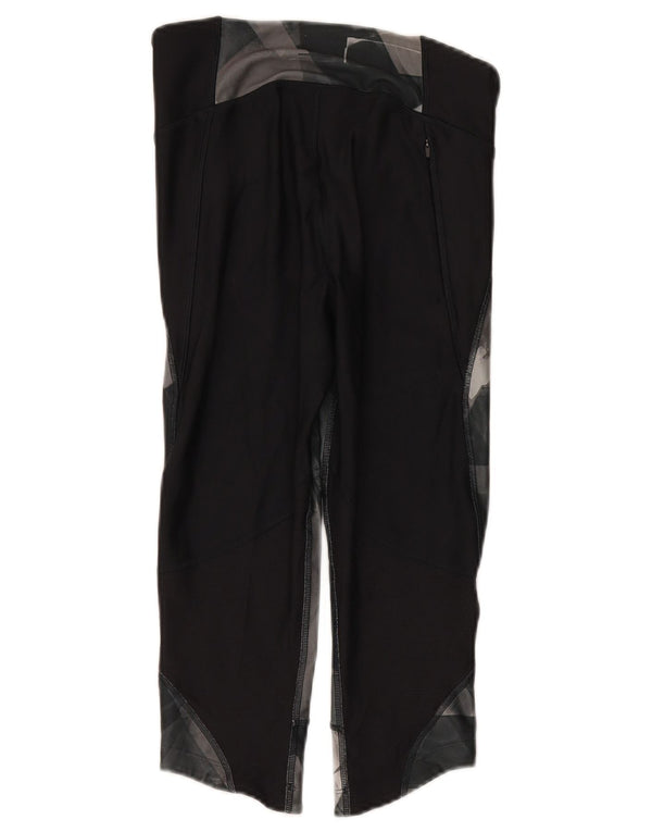 Leggings Under Armour da donna Heat Gear Capri UK 14 medio nero geometrico