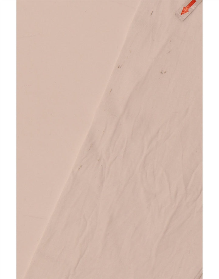 Nike Top grafico da uomo a maniche lunghe in cotone bianco medio