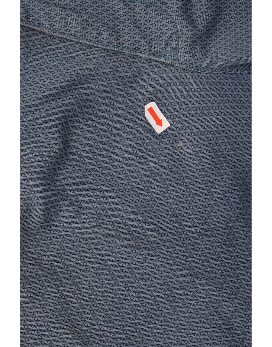 Pantaloncini chino da uomo Tommy Hilfiger W33 cotone geometrico blu medio