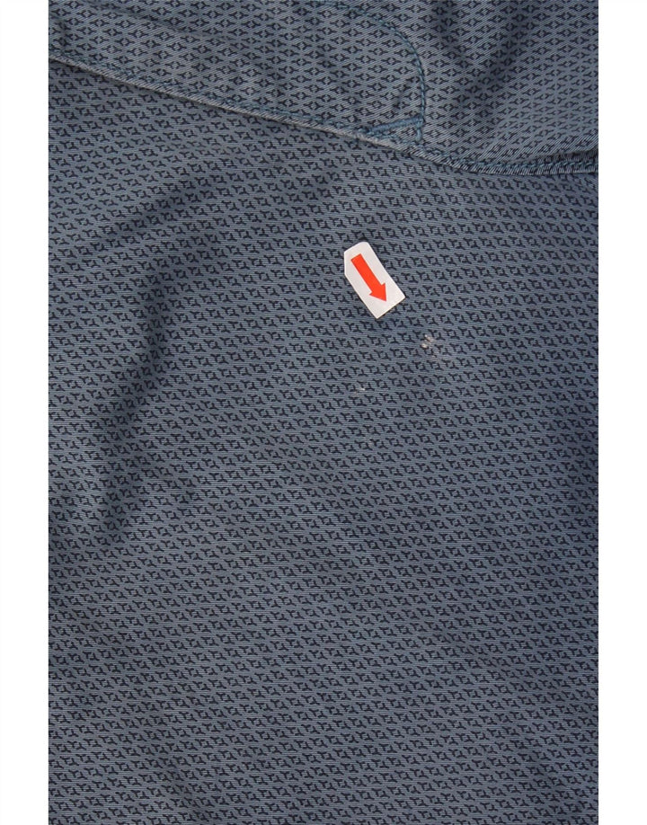 Pantaloncini chino da uomo Tommy Hilfiger W33 cotone geometrico blu medio